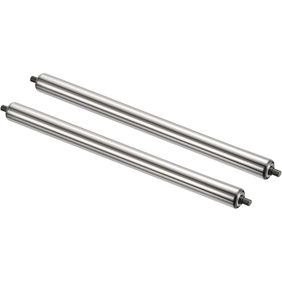 Conveyor Roller 1.5 Inch x 24 Inch Stainless Steel 2 Pack PATIKIL