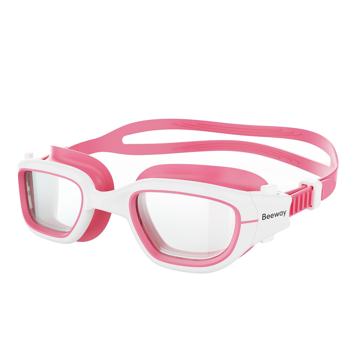 BEEWAY Kids Swimming Goggles for Boys Girls Age 6-14 Anti Fog & Leak Proof