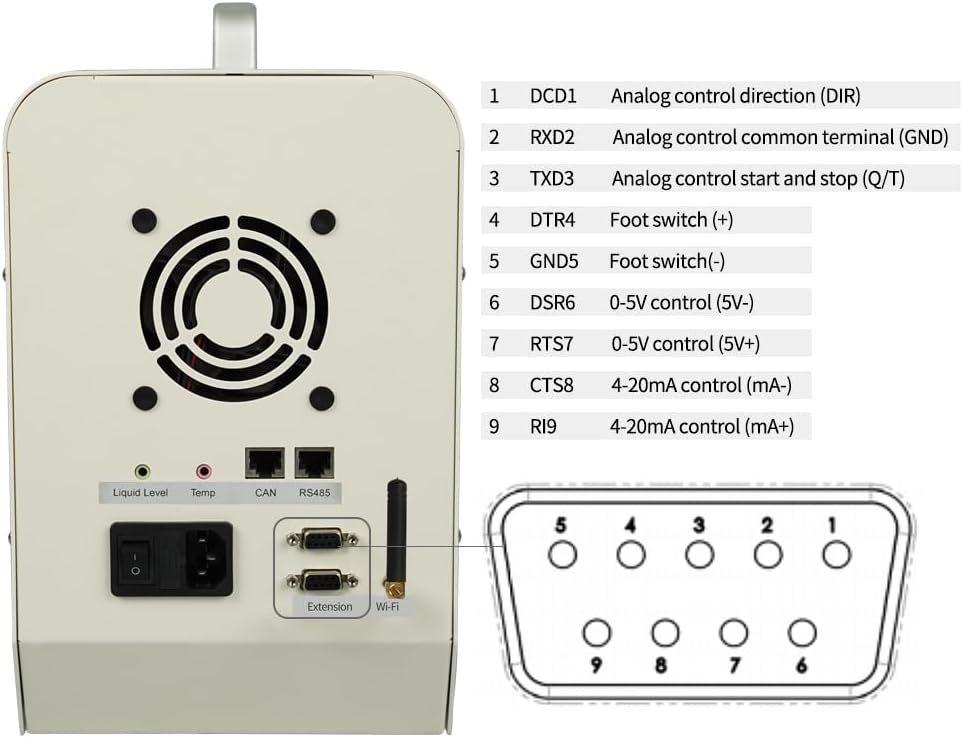 Peristaltic Pump 12L/min WiFi Variable Speed Touch Screen M5 Dosing Pump Kamoer