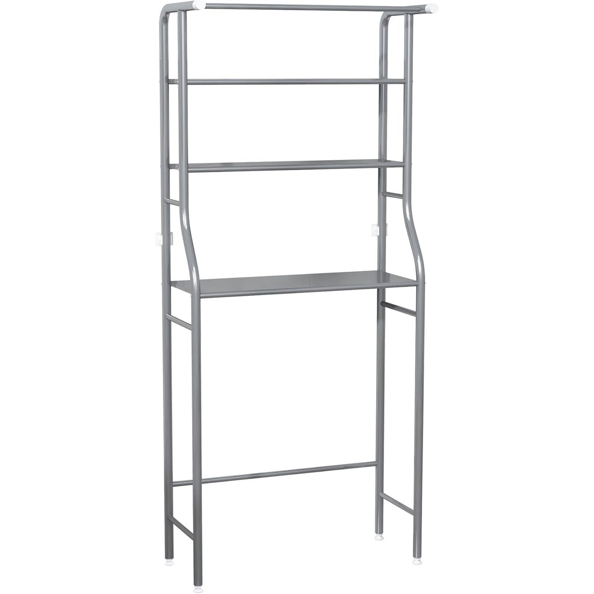3 Tier Bathroom Storage Rack Silver Space Saving Shelf Organiser MOYIPIN