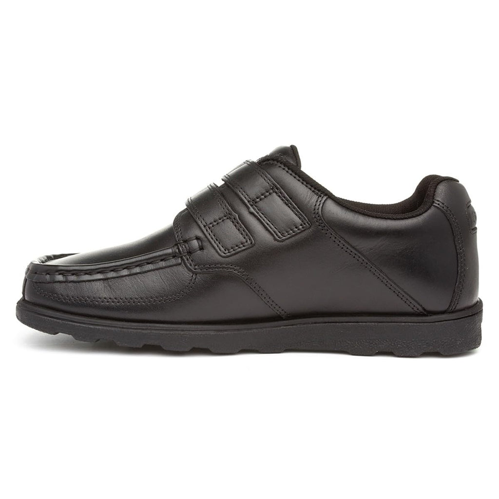 Kickers Fragma Boys Lace Up School Shoe in Black