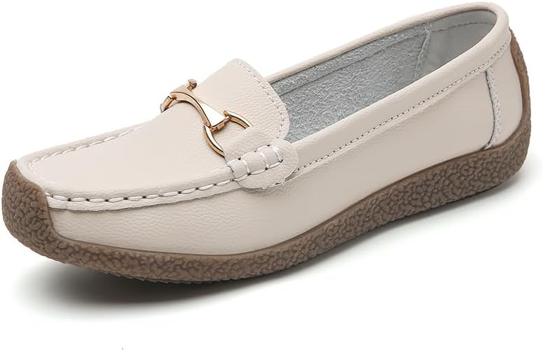 Women's Printing Glaring Cushioned Loafer Flat