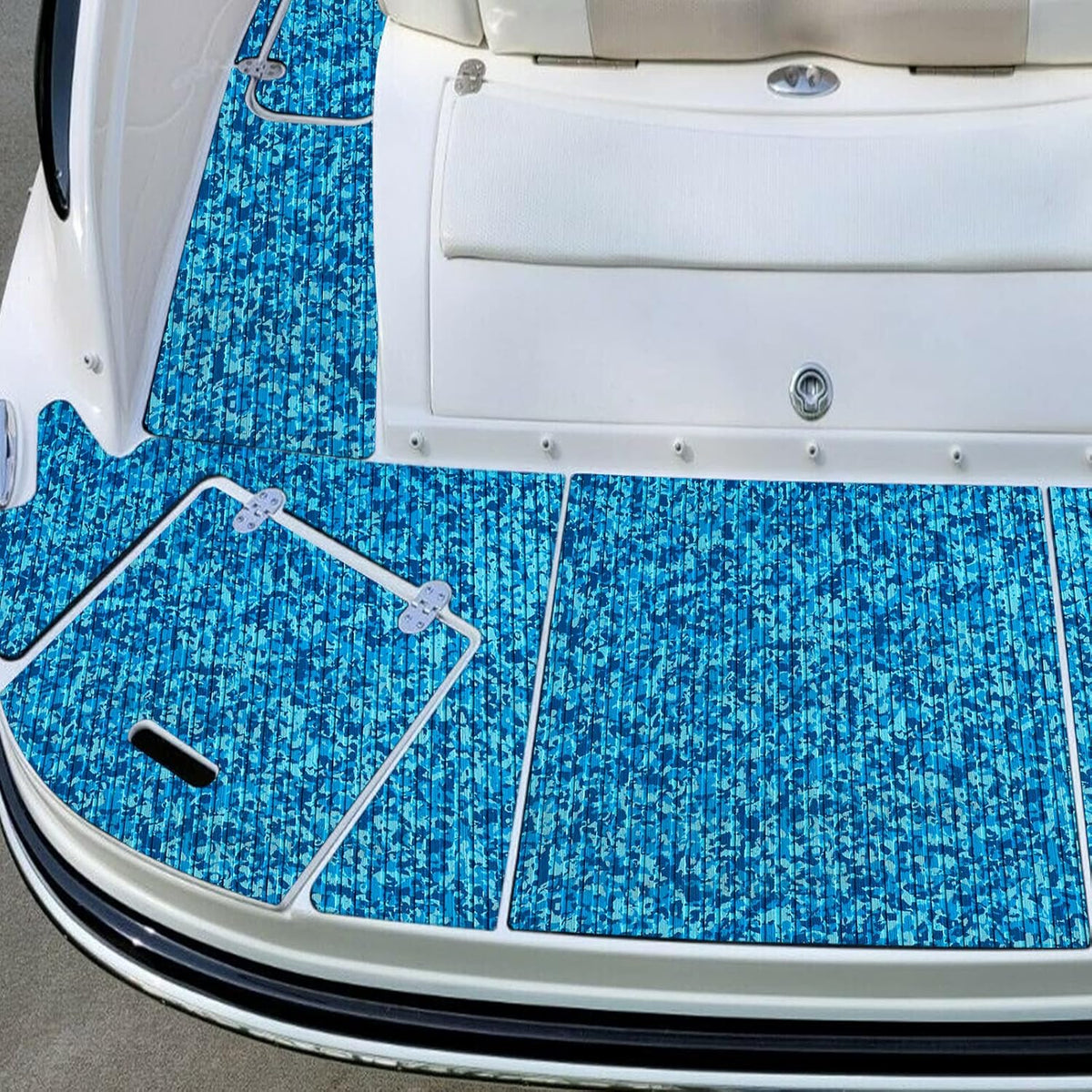 Boat Deck Flooring EVA Foam Non Slip Self Adhesive Camo Kayak Yacht 240x115CM