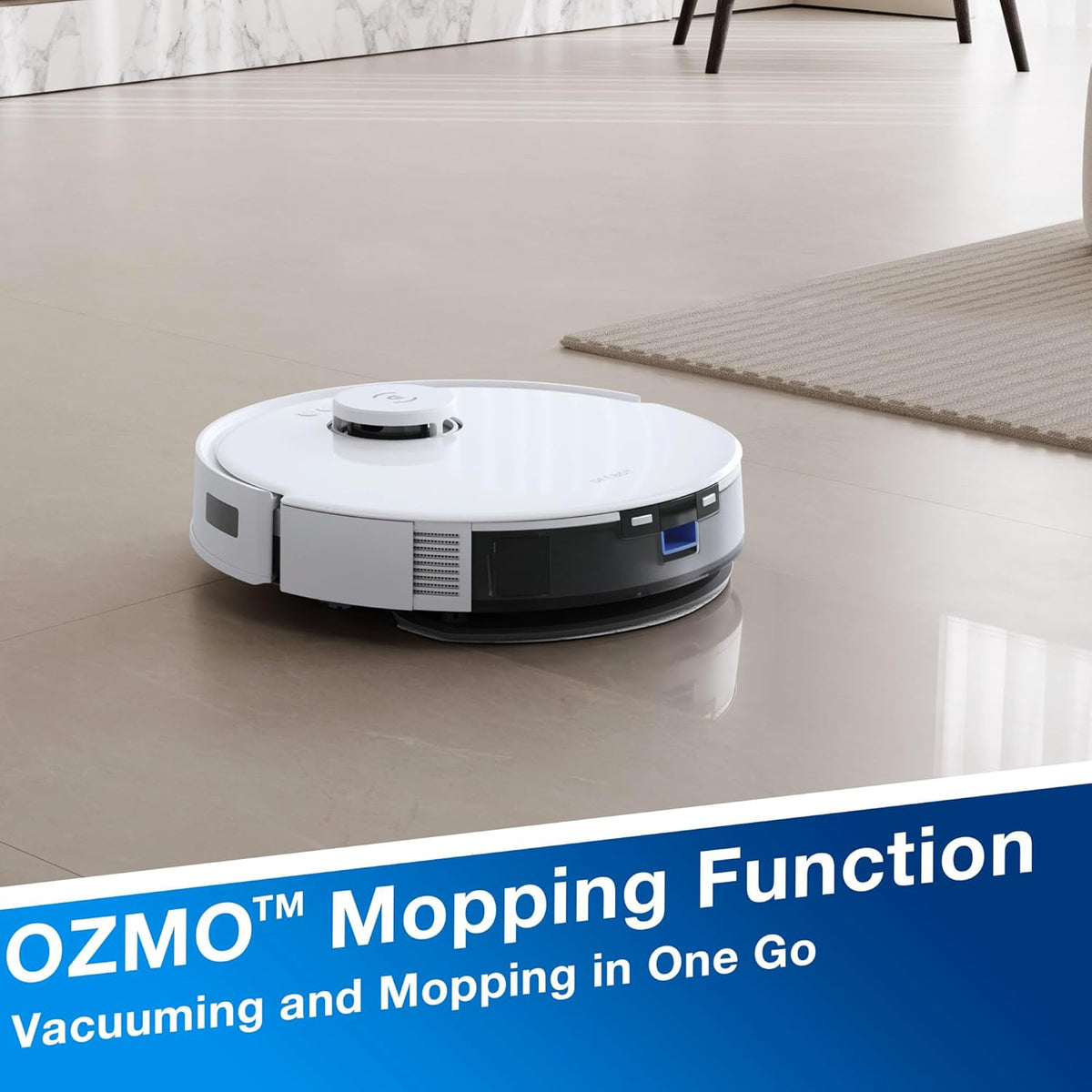 ECOVACS DEEBOT N20 Robot Vacuum with Mop, 8000Pa, 300 Min Runtime, Anti-Tangle