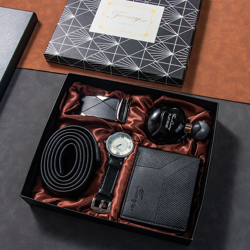 Men's Gift Set - Belt and Wallet Gift Box for Boyfriend, Christmas or Valentine's Day