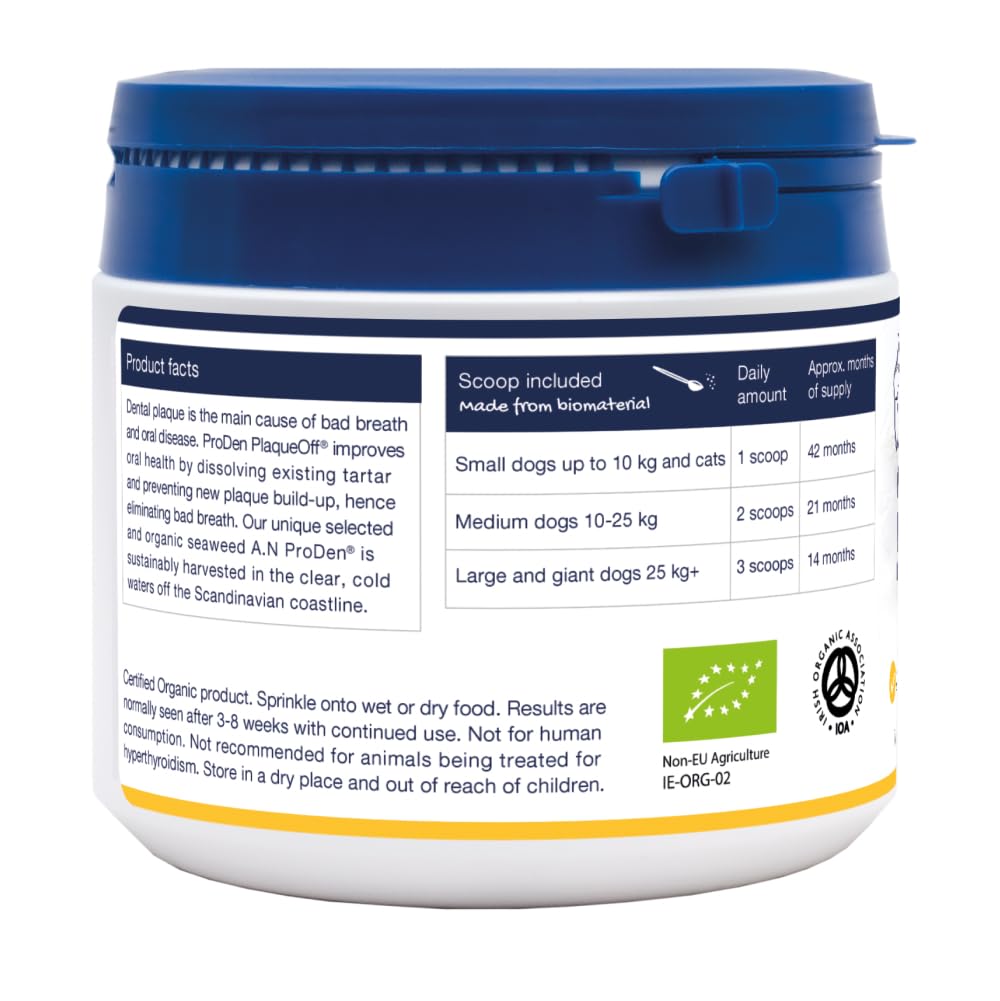 ProDen PlaqueOff 180g Powder for Dogs - VOHC Accepted 18-Month Supply
