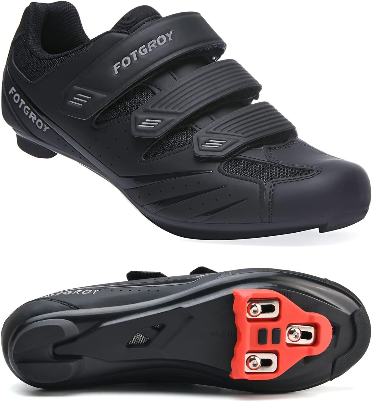 Men's Cycling Shoes for Women, Compatible with Peloton SPD ARC Look Delta Cleats, Unisex Bicycle Riding Spin Shoes Indoor Road Rcing Bikes Shoe