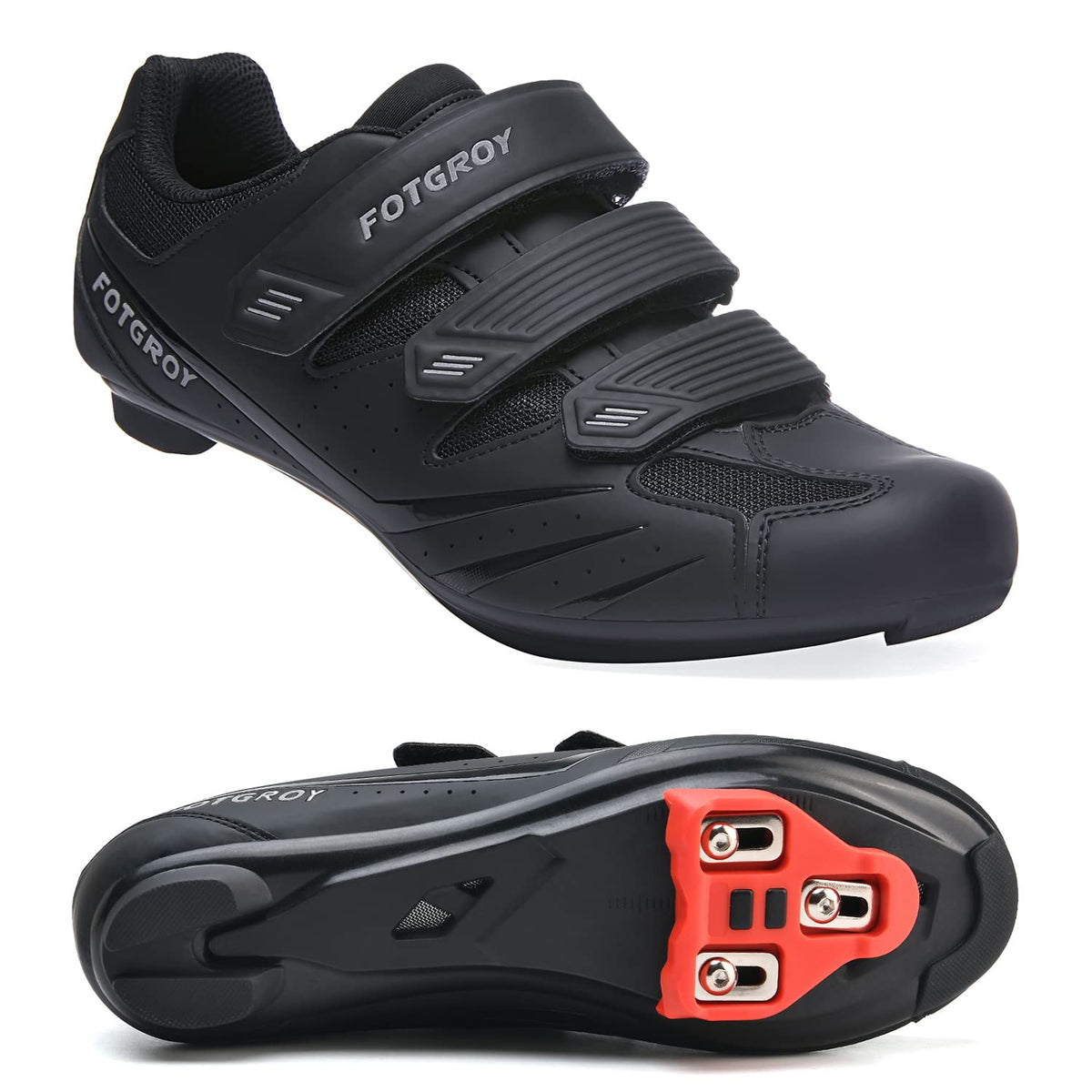 Men's Cycling Shoes for Women, Compatible with Peloton SPD ARC Look Delta Cleats, Unisex Bicycle Riding Spin Shoes Indoor Road Rcing Bikes Shoe