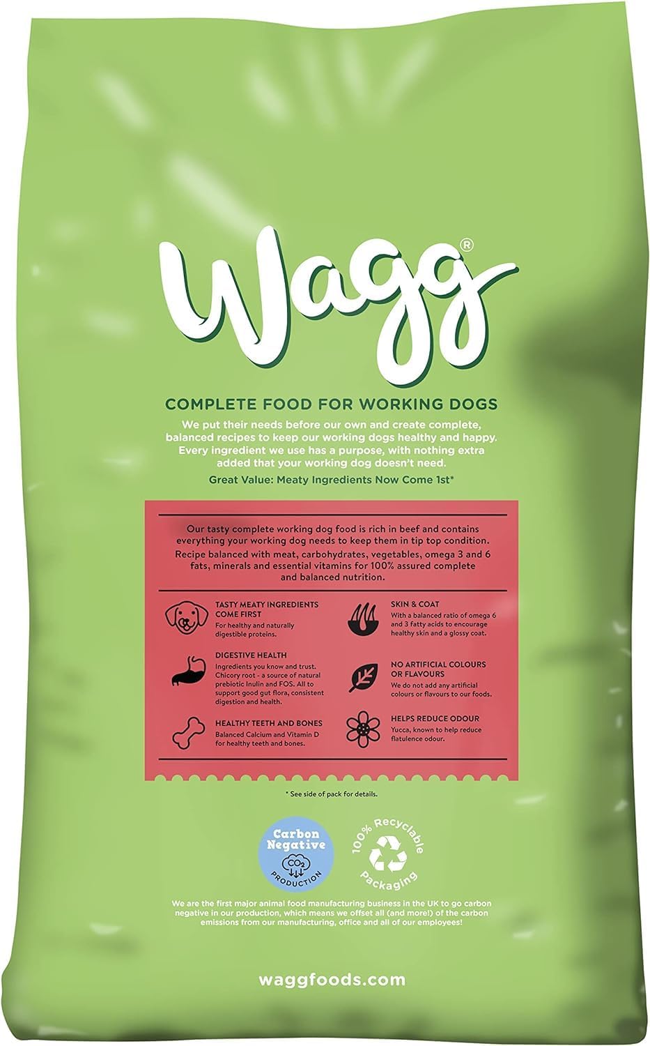 Wagg Active Goodness Complete Dry Adult Dog Food Chicken 12kg