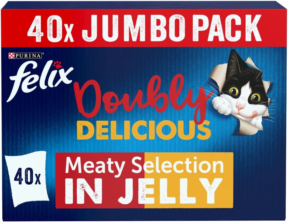 FELIX Soup Tender Strips Farm Selection Wet Cat Food 6x48g (Pack of 8)