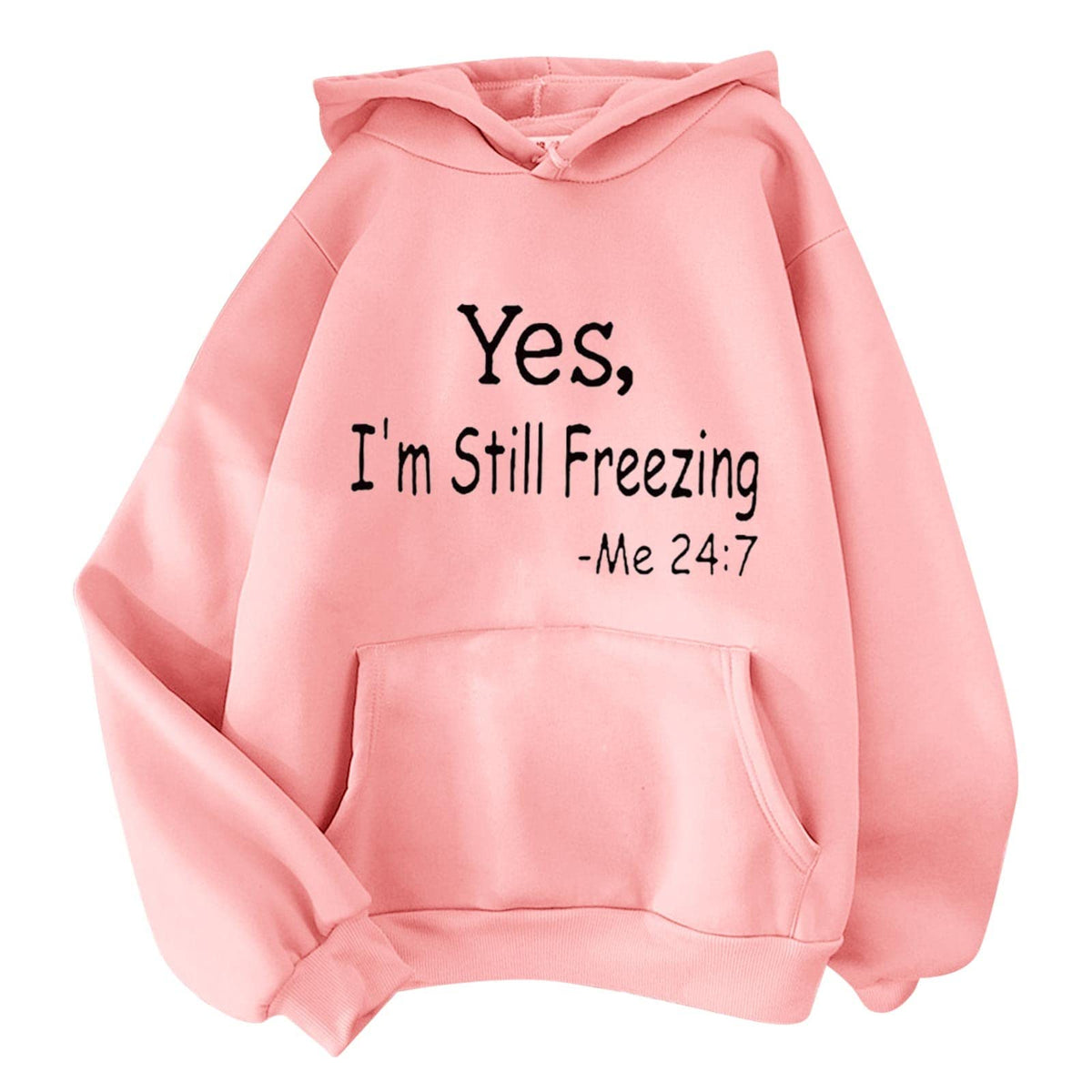 Winter Sweatshirt Women Women's Print Long Sleeved Sweatshirt Blouse Pullover Solid Color Hooded Funny Ladies Christmas Jumpers Hooded Tunic Pullover Holiday Outfits for Women