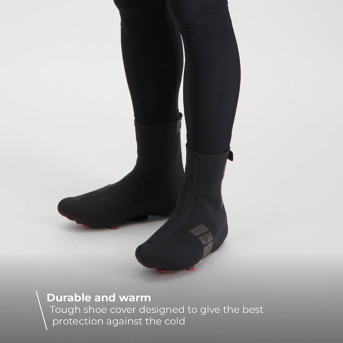BBB Heavy Duty OSS Winter Cycle Over shoes reflective warm insulated - Black
