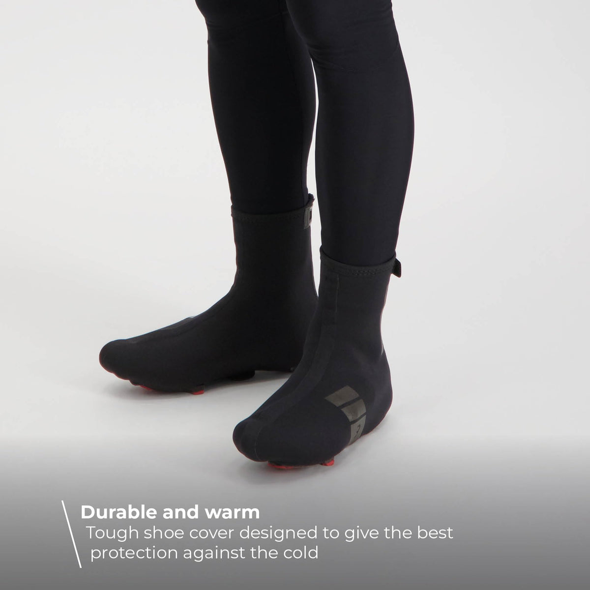BBB Heavy Duty OSS Winter Cycle Over shoes reflective warm insulated - Black