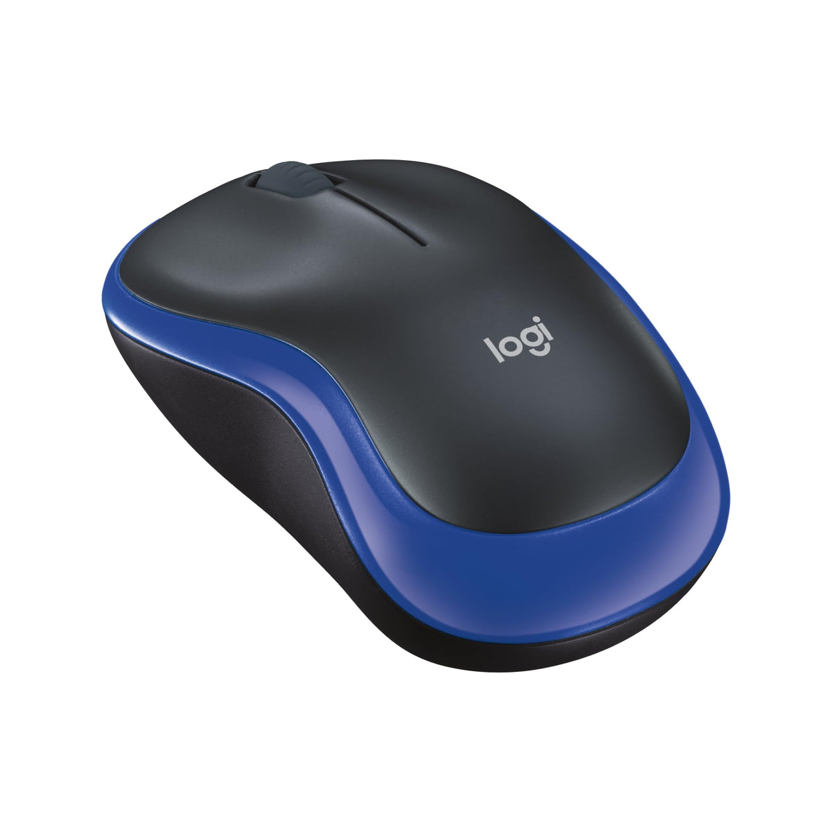 Logitech M185 Wireless Mouse, 2.4GHz with USB Mini Receiver, 12-Month Battery Life, 1000 DPI Optical Tracking, Ambidextrous, Compatible with PC, Mac, Laptop - Grey