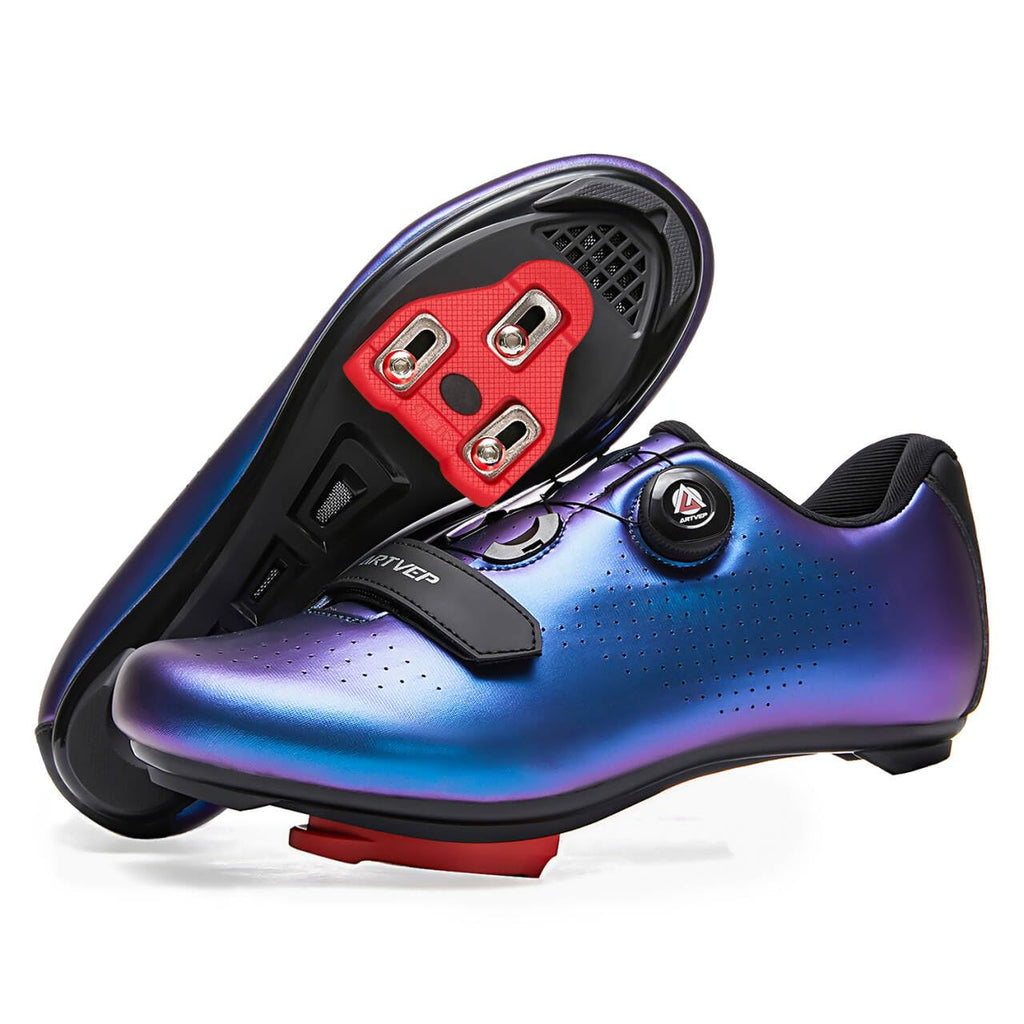 Women's Cycling Shoes for Men Road Bike Shoes Compatible with SPD and Delta Pedal Block Peloton Breathable Bicycle Shoes