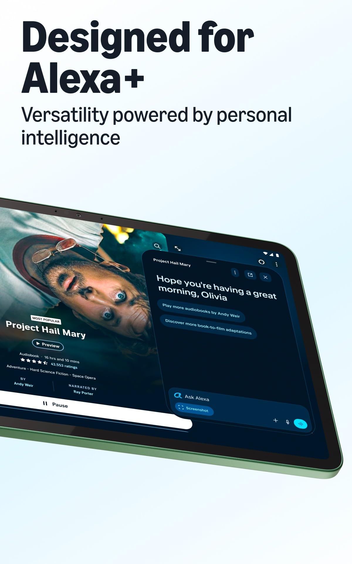 All-new Amazon Alexa Tablet 11, 8GB RAM, 64GB, 11″ stunning 2.5K display, All-day battery, With Google Play, Designed for Alexa+, Graphite