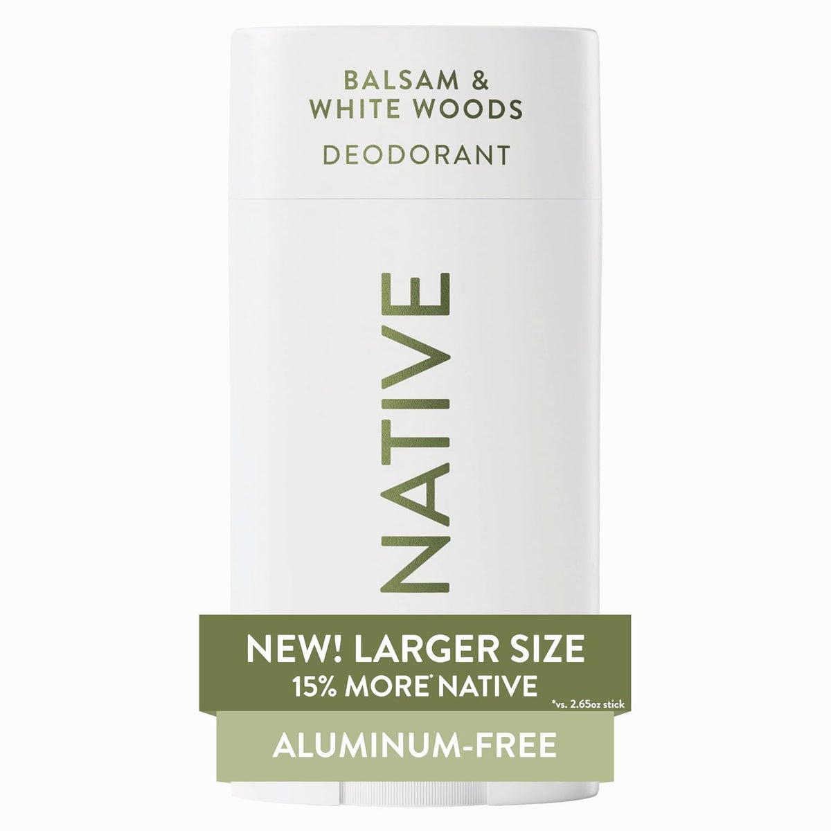 Native Aluminum-Free Deodorant for Women & Men, Coconut & Vanilla, 2.65oz