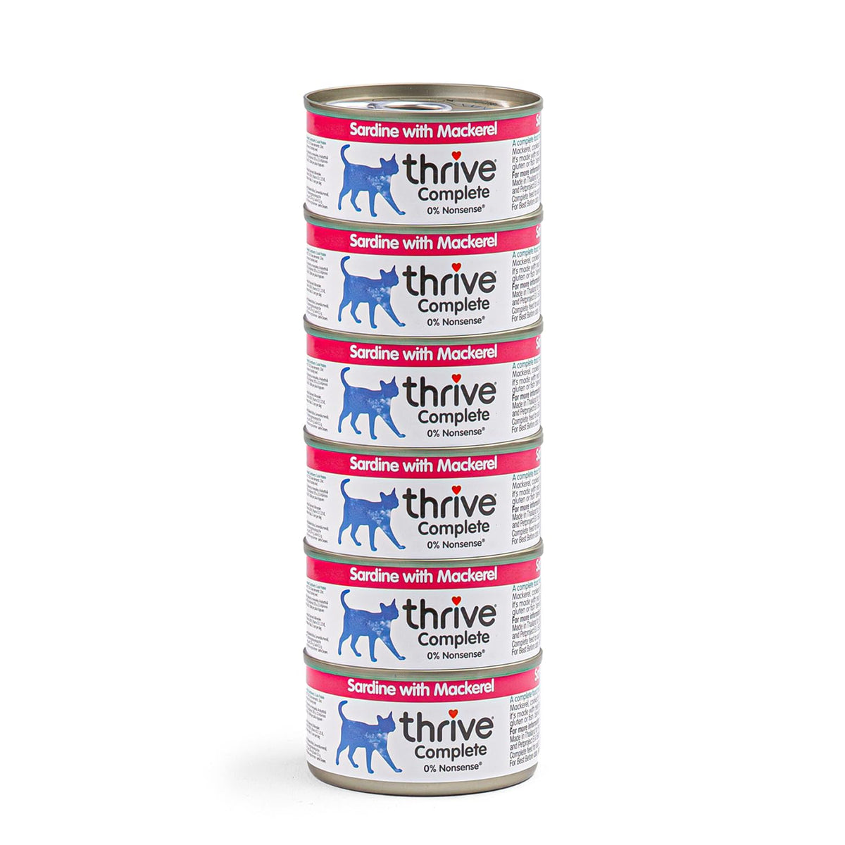 Thrive Complete Tuna with Salmon Wet Cat Food Cans – Adult & Senior – 6 x 75g