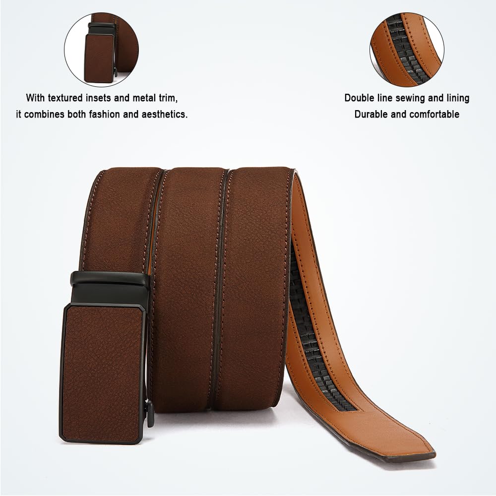 Belt Men,Ratchet Belt,Adjustable Design,Mens leather belt,Mens Belts Casual