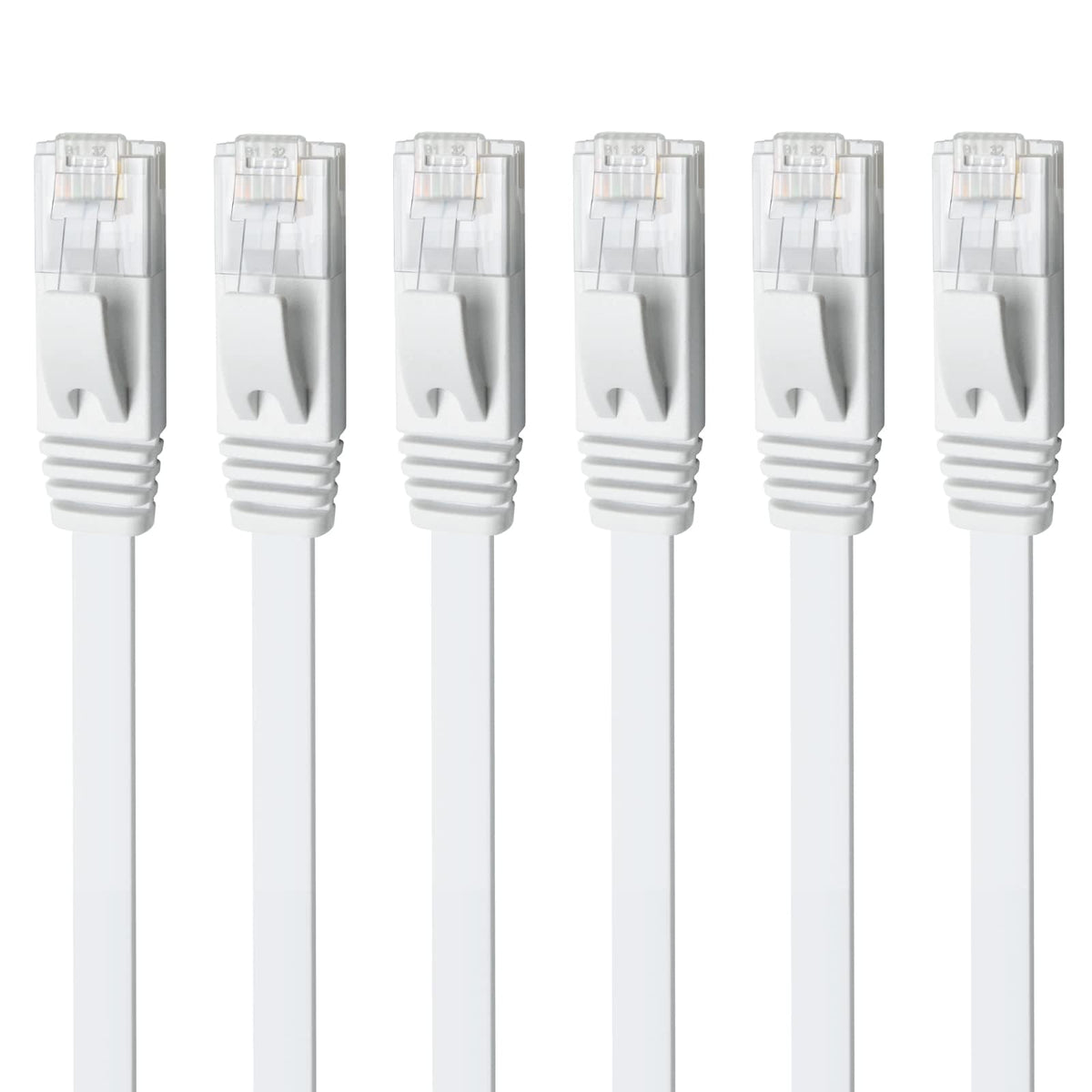 Yauhody CAT 6 Ethernet Cable 10m, Pure Copper High Speed Solid Flat CAT6
