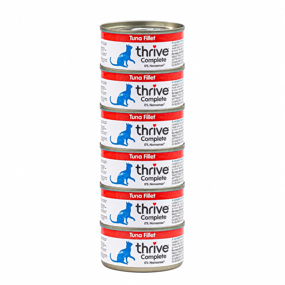 Thrive Complete Tuna with Salmon Wet Cat Food Cans – Adult & Senior – 6 x 75g