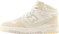 New Balance 650 Sneakers Leather Trainers, Retro Hi-top Unisex Beige