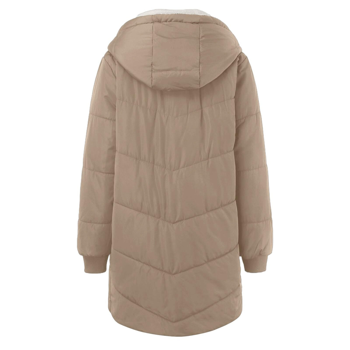 Women's Winter Puffer Jacket - Warm Padded Coat for UK Daily Wear Windproof Outer Loose Casual Fit Lightweight Padded Overcoat Cold Weather Resistant Autumn Outwear Jackets