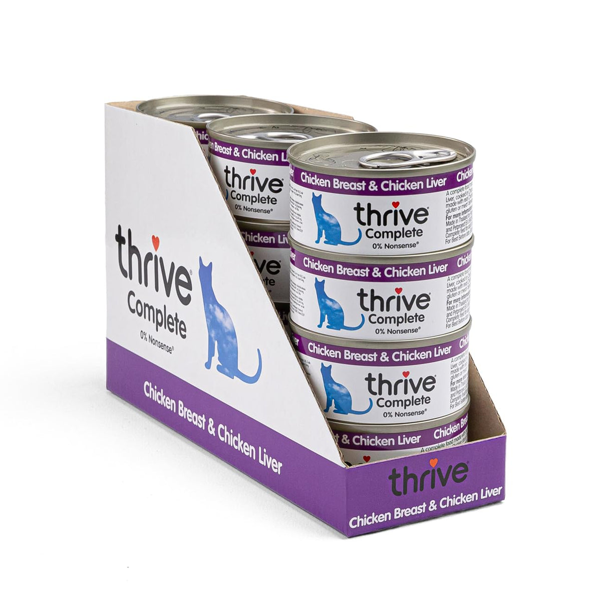 Thrive Complete Tuna with Salmon Wet Cat Food Cans – Adult & Senior – 6 x 75g