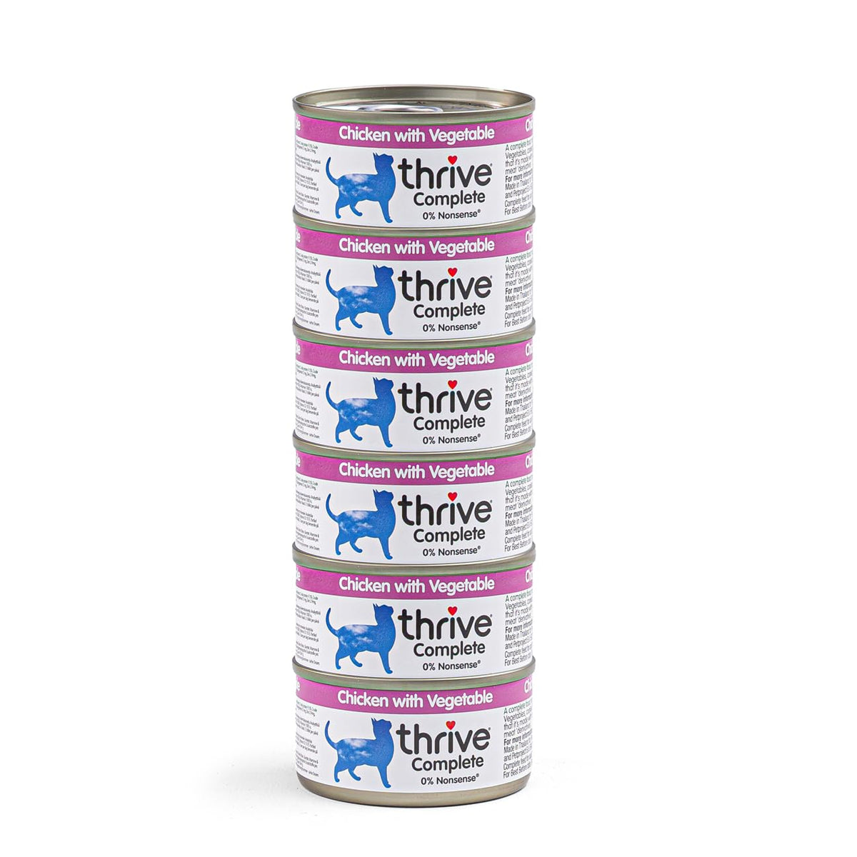 Thrive Complete Tuna with Salmon Wet Cat Food Cans – Adult & Senior – 6 x 75g