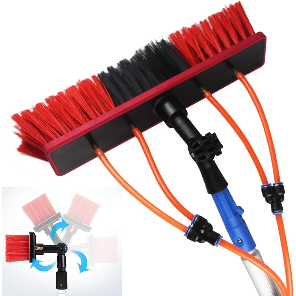 Window Cleaning Pole 5M Water Fed Brush 35CM Solar Panel Cleaner
