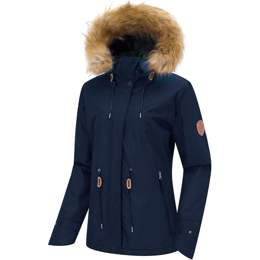 Womens Jacket Waterproof Winter Coat Ski Snowboarding Size S Wantdo