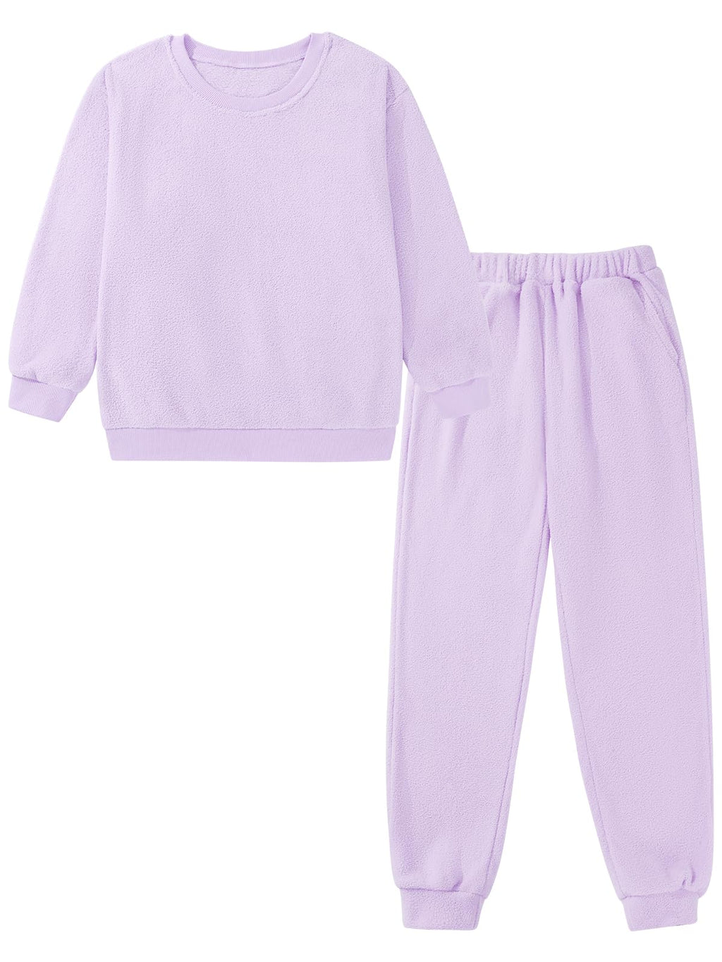 URMAGIC Girls' 2-piece Outfits Clothes Pants Tops Set Sweatpant Sweatshirt