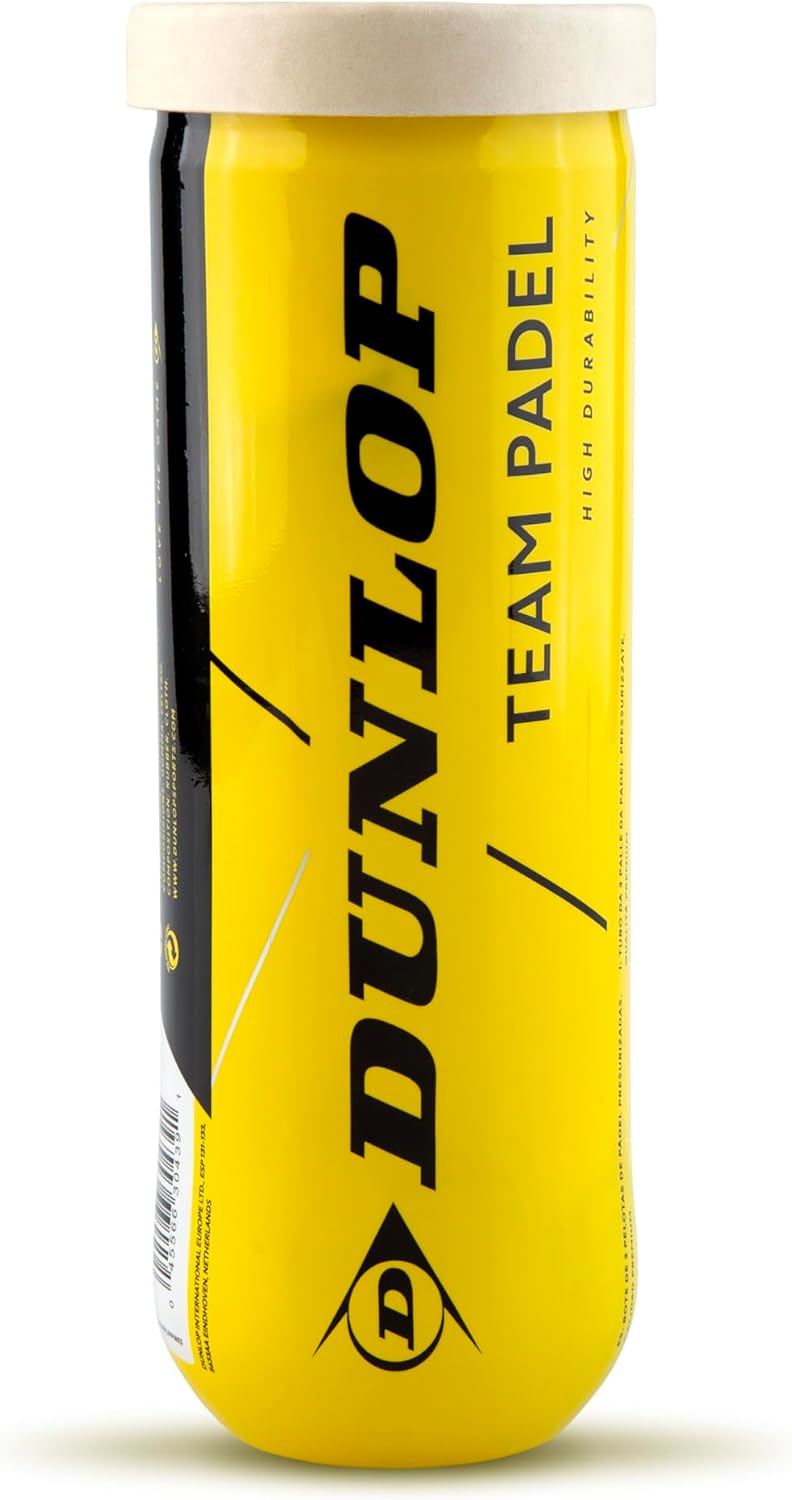 Dunlop Padel Balls Team Padel, 3 Balls