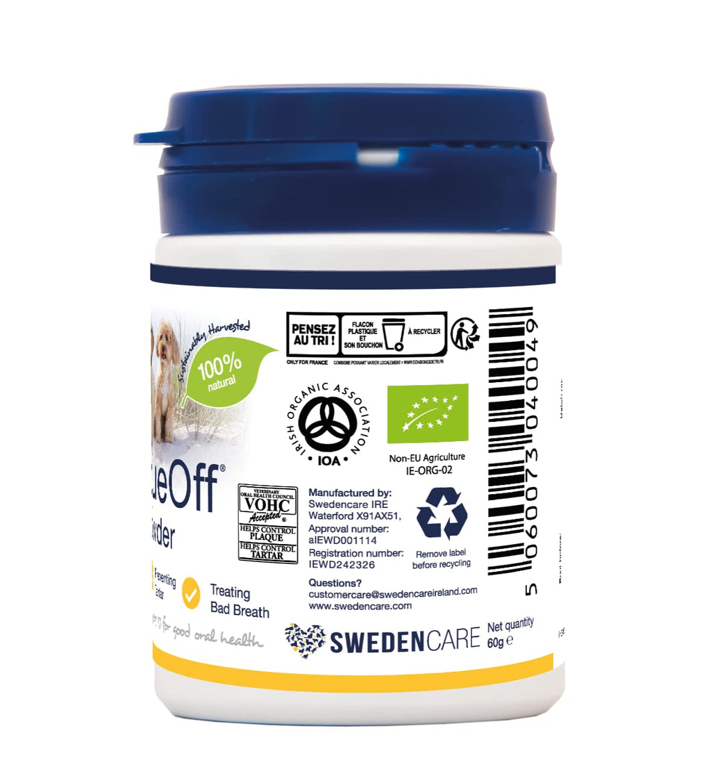 ProDen PlaqueOff 180g Powder for Dogs - VOHC Accepted 18-Month Supply