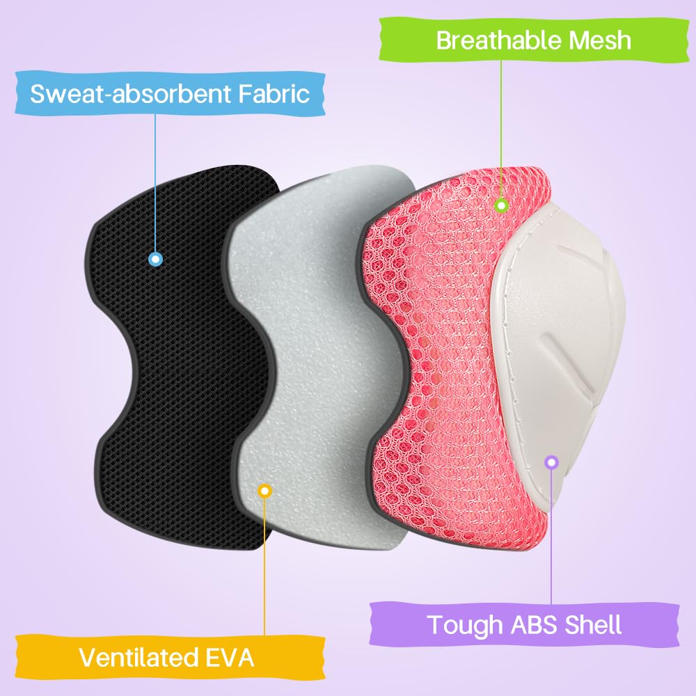 Besttravel Kids Helmet, Toddler Helmet Adjustable Toddler Bike Helmet Ages 3-8 Years Old Boys Girls Multi-Sports Safety