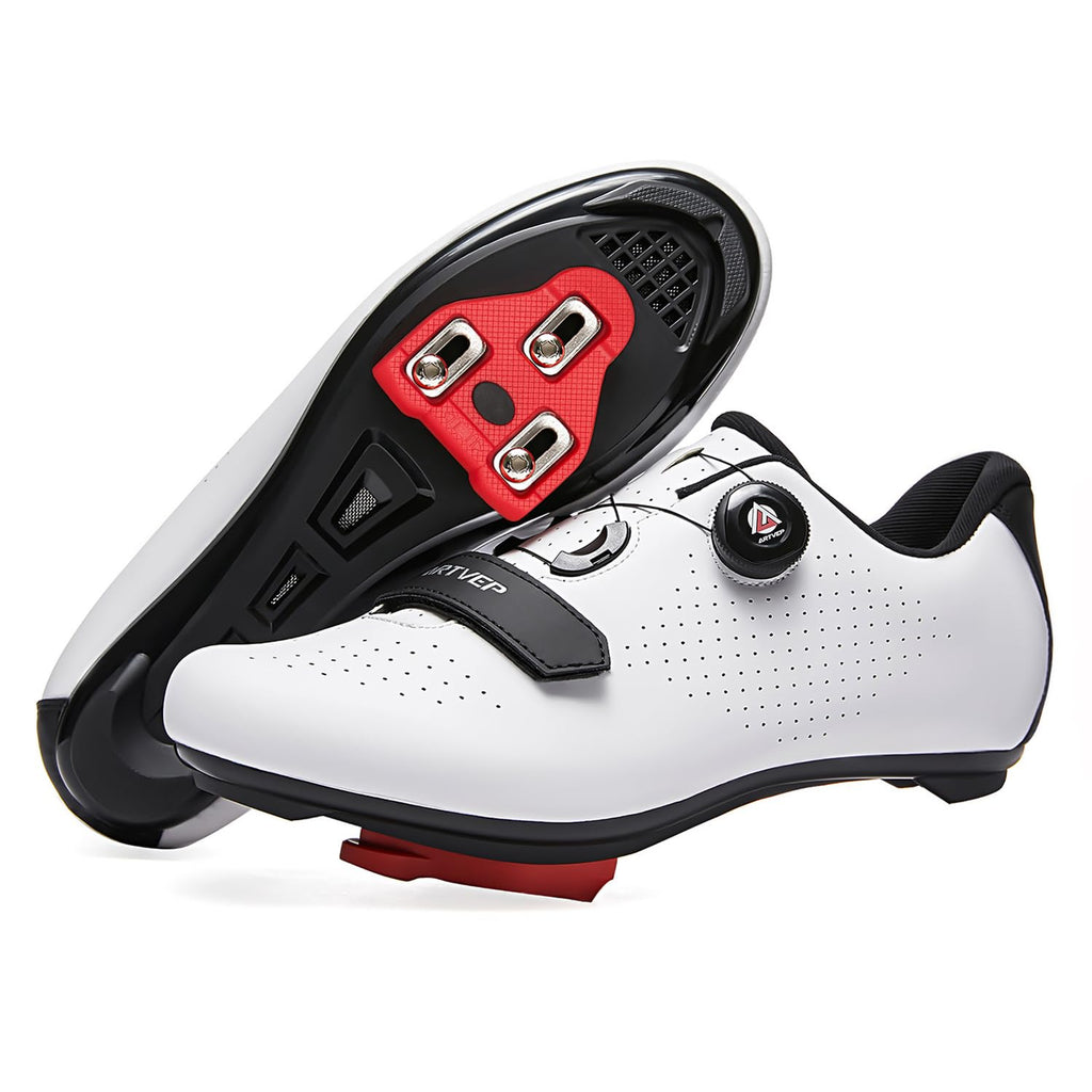 Women's Cycling Shoes for Men Road Bike Shoes Compatible with SPD and Delta Pedal Block Peloton Breathable Bicycle Shoes