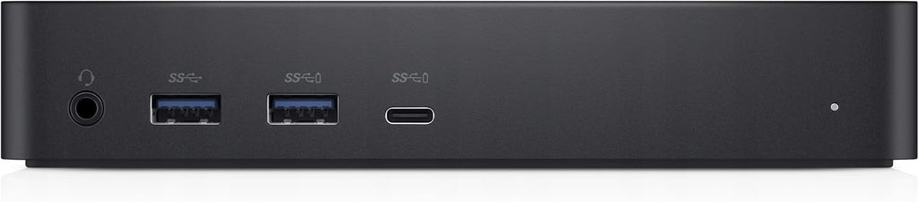 Dell D6000 USB-C Triple Docking Station, Up to Three 4K Displays, UHD 5K, USB 3.0, Gigabit Ethernet, 130-Watt AC Adapter, Charges Laptop Up to 65W