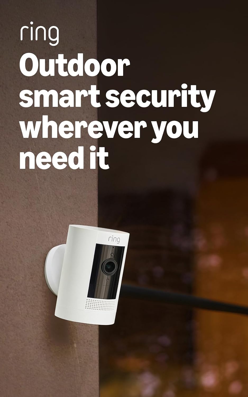 Ring Outdoor Camera Battery (Stick Up Cam) | Wireless HD Video Security Camera | Easy to Install | Alternative to CCTV system