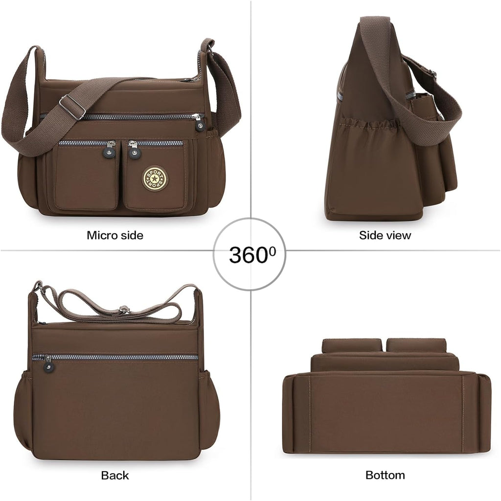 Crossbody Bags for Women Shoulder Handbag Roomy Multiple Pockets Bag Ladies Crossbody