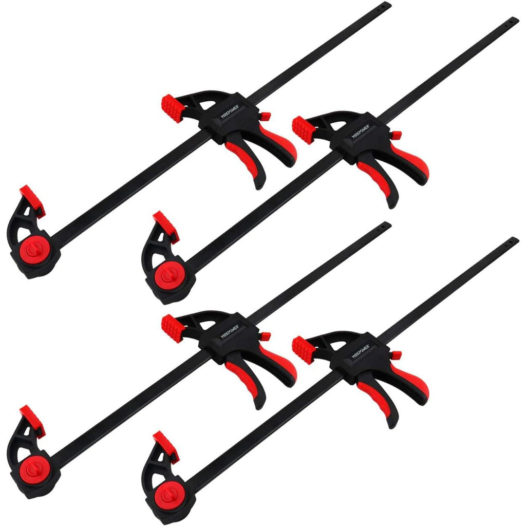 Bar Clamps Set 4PCS Quick Grip Ratchet F Clamp Spreader MAXPOWER