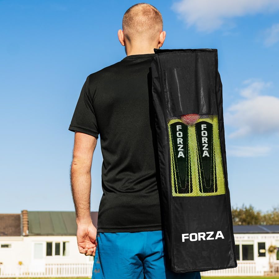 FORZA Garden Cricket Set - Available in 3 Sizes | Full Set or Half Set | Lightweight Cricket Equipment