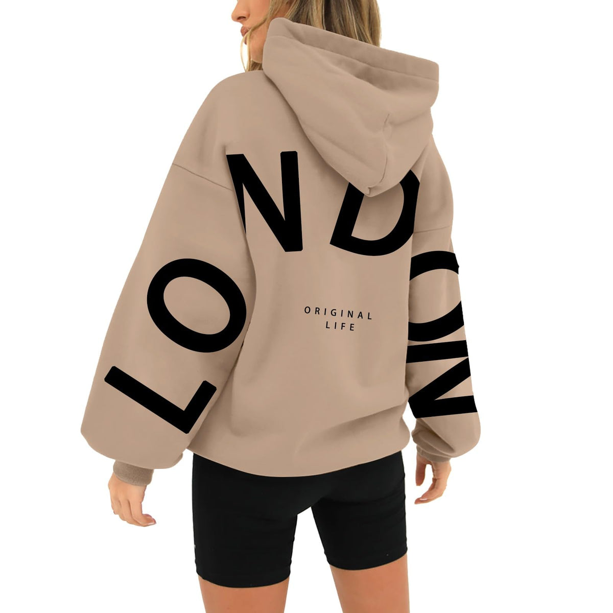 Ladies Sweatshirts And Hoodies Unisex Printed Long Sleeved Casual Loose Pocket Hoodie Plus Size Activewear Ladies Lightweight Sweatshirts Holiday Essentials for Women