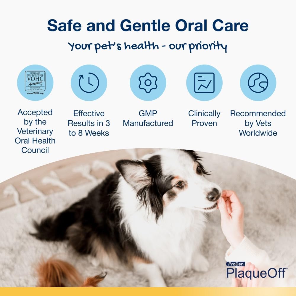 ProDen PlaqueOff 180g Powder for Dogs - VOHC Accepted 18-Month Supply