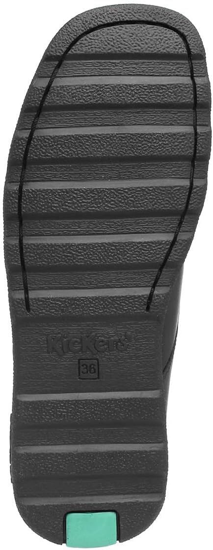 Kickers Fragma Boys Lace Up School Shoe in Black
