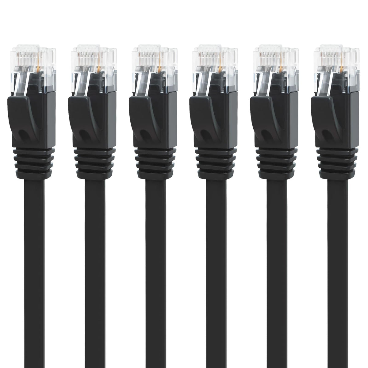 Yauhody CAT 6 Ethernet Cable 10m, Pure Copper High Speed Solid Flat CAT6