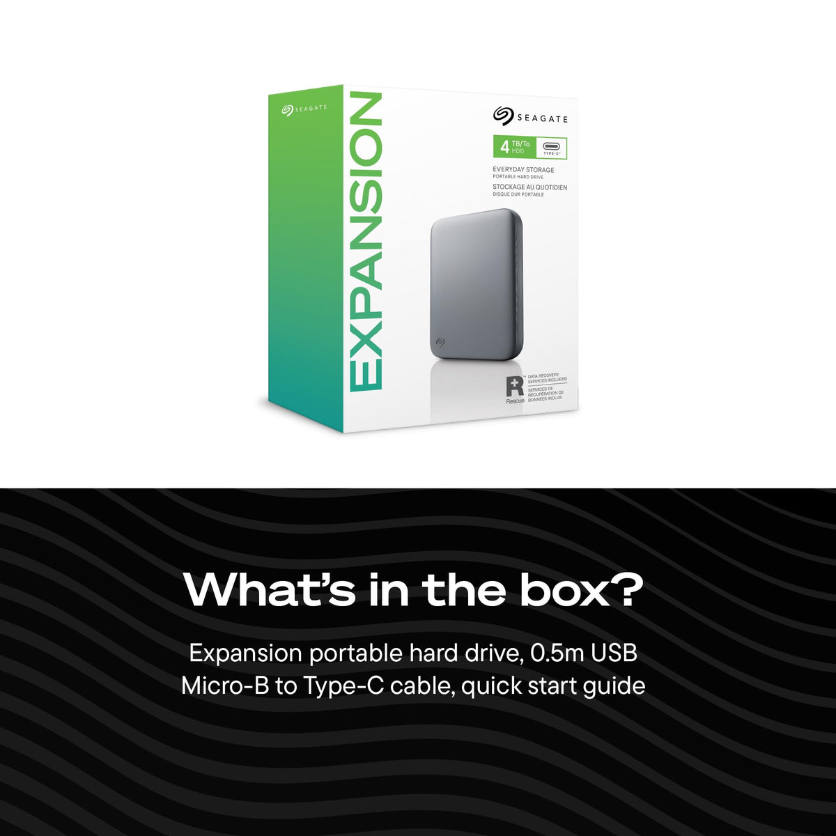 Seagate 2TB Portable Hard Drive | USB 3.0 (STGX2000400)