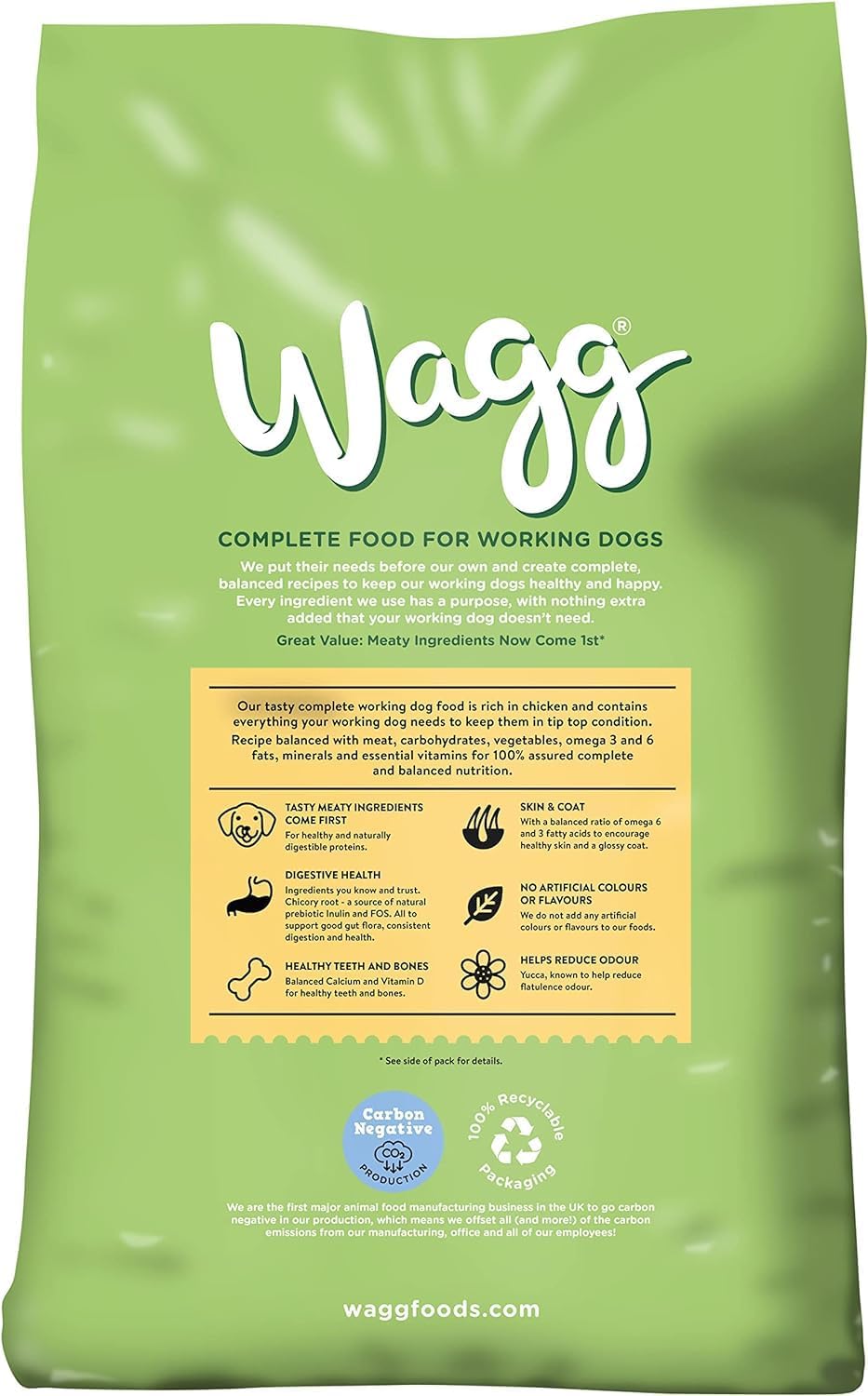 Wagg Active Goodness Complete Dry Adult Dog Food Chicken 12kg