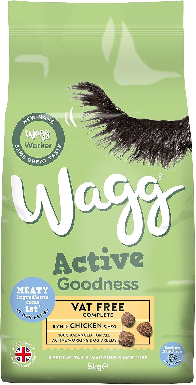 Wagg Active Goodness Complete Dry Adult Dog Food Chicken 12kg
