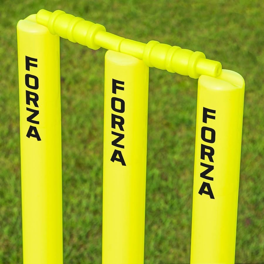 FORZA Garden Cricket Set - Available in 3 Sizes | Full Set or Half Set | Lightweight Cricket Equipment