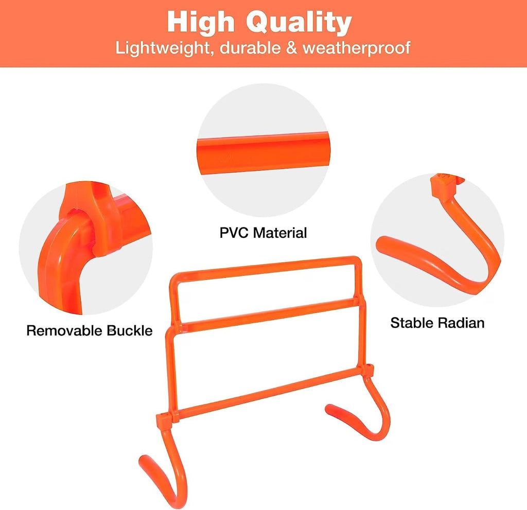 Agility Training Set 6 Hurdles 6m Ladder Cones Adjustable Speed REDCAMP Sports Kit